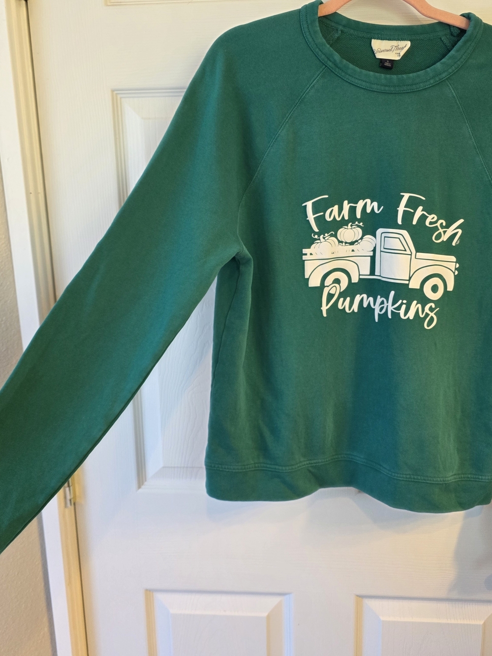 Universal Thread Teal Crewneck Sweatshirt - Picture 2 of 5